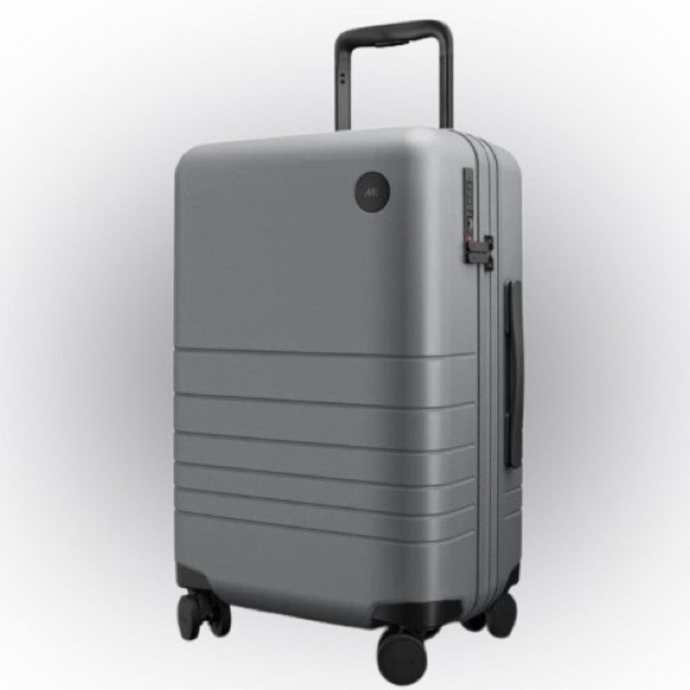Gray Hardside Spinner Carry-On Luggage - Modern Travel Case